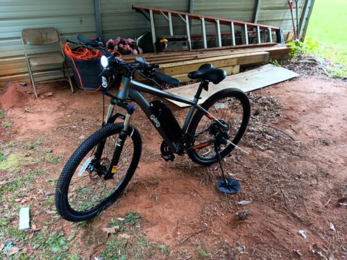 Racer Electric Bike for Adults - 21-Speed Mountain Lightweight Ebike with Peak 750W 22MPH Brushless Motor, 375Wh Removable Battery, 26X2.1 Tire Step Over E-MTB, Up to 40 Miles photo review